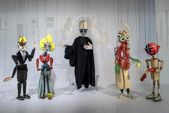 Marionette presentate alla mostra di Zurigo