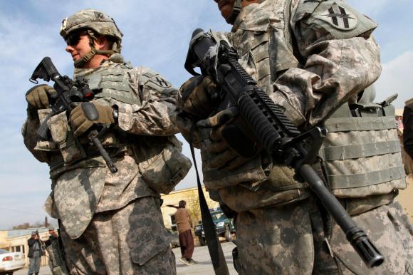 soldati americani di stanza a Kabul
