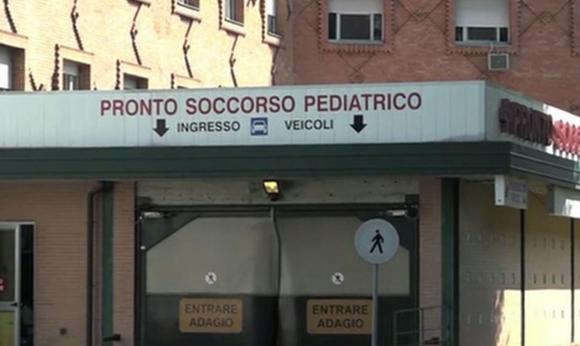 Ingresso del pronto soccorso pediatrico di Brescia