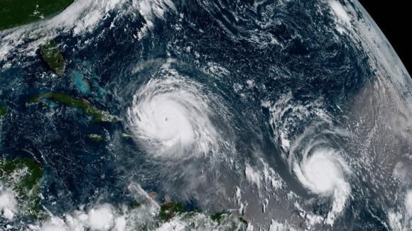 L uragano Irma vista dai satelliti