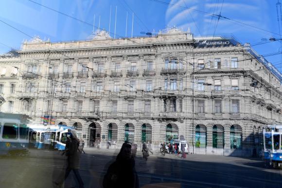 La sede centrale del Credit Suisse in Paradeplatz a Zurigo, in un immagine d archivio.