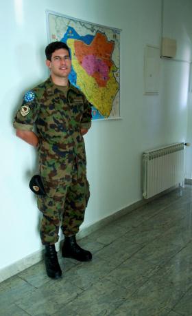 il soldato Claudio Wiederkehr