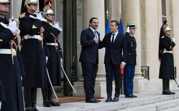 L ex premier libanese Hariri è giunto in Francia ospite di Macron. Sul suo futuro è giallo.