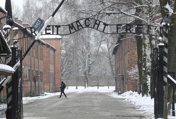 Entrata del campo di concentramento di Auschwitz