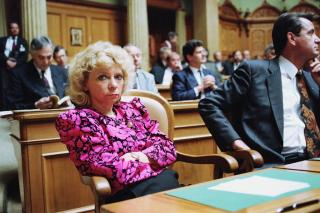 Christiane Brunner in parlamento