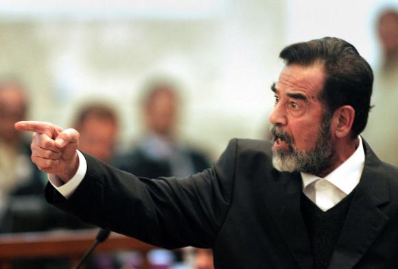 Saddam Hussein in una foto del gennaio 2006.