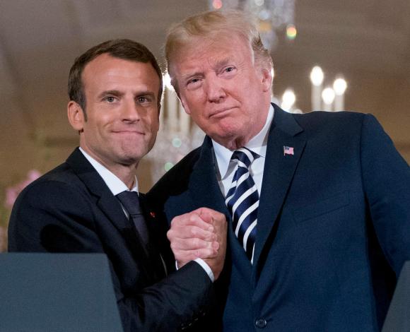 Trump e Macron alla Casa Bianca