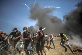 Scontri a Gaza