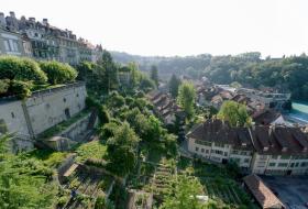 giardini tra il centro storico di Berna e il quartiere della Matte