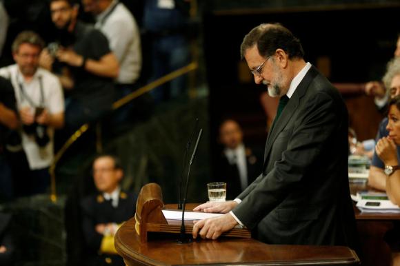 Mariano Rajoy in parlamento
