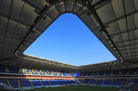 vista dall interno del nuovo stadio di Rostov