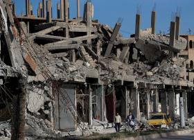Case distrutte da bombardamenti