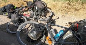 Una delle biciclette dei turisti assaliti da terroristi in Tagikistan nell agguato in cui è morto un cittadino svizzero