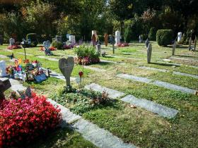 Muslimische Gräber auf dem Bremgartenfriedhof