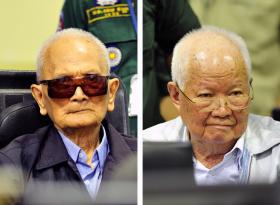 Foto composta da due ritratti - primi piani di uomini anziani; uno indossa occhiali da vista, l altro da sole