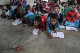 Classe d école en Syrie
