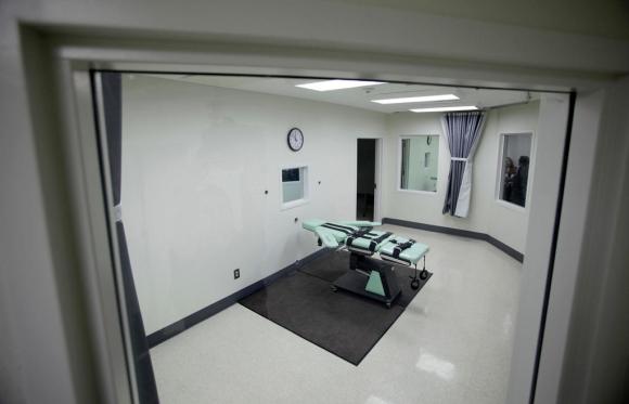La stanza della morte nel carcere californiano di San Quintino