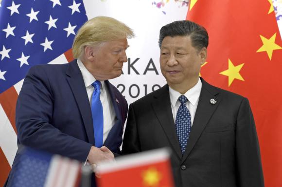 Trump Stringe la mano a Xi