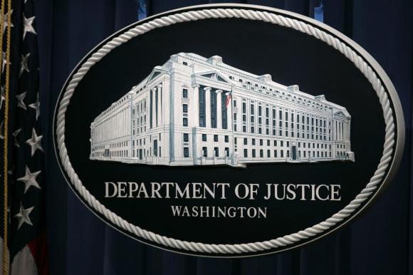 Logo dipartimento di giustizia USA