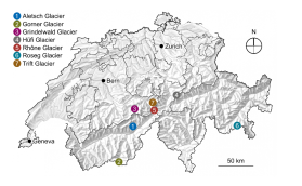 mappa con le nuove possibili centrali idroelettriche in svizzera