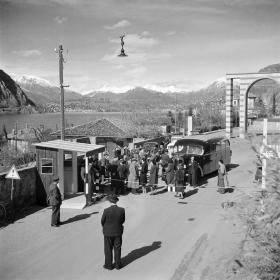 La frontiera tra Campione d Italia e la Svizzera nel 1947