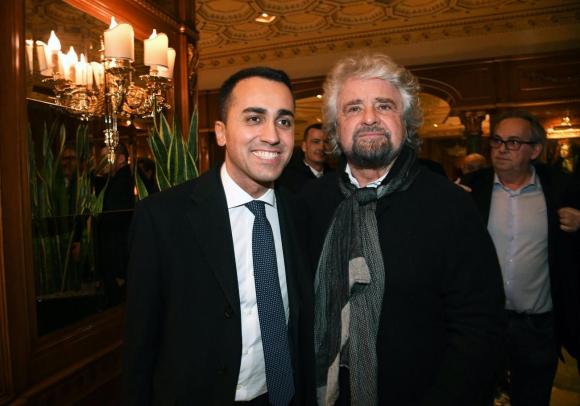 Di Maio con Beppe Grillo