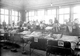 Letti d ospedale (foto d epoca)