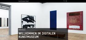 la homepage del museo: benvenuti nel museo digitale