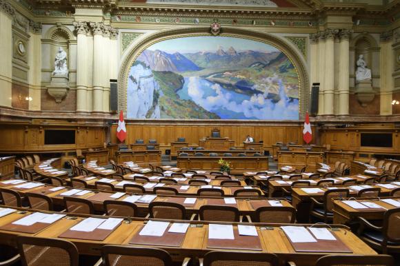 empty parliament building
