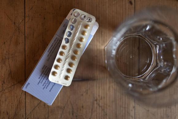 Una confezione di pillole contracettive