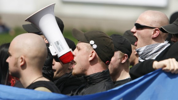 Manifestazione neonazista in Germania.