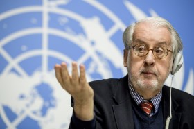 O diplomata Paulo Sérgio Pinheiro na ONU