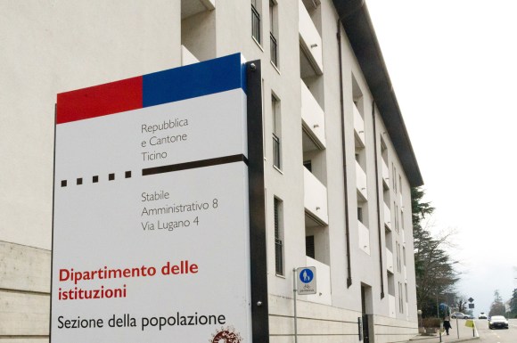 Sede della Sezione della popolazione a Lugano