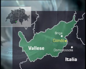 La cartina del Vallese