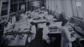 Operaie in una fabbrica ticinese negli anni del Secondo dopoguerra