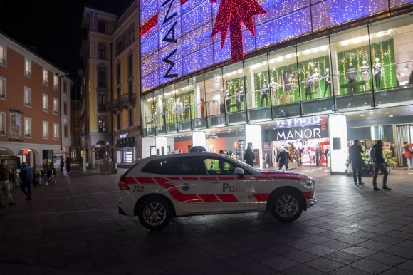 Il grande magazzino in cui è avvenuto il presunto atto terroristico a Lugano