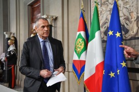 Carlo Cottarelli ricevuto per consultazioni al Quirinale nel maggio 2018