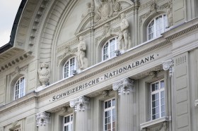La facciata della Banca nazionale svizzera