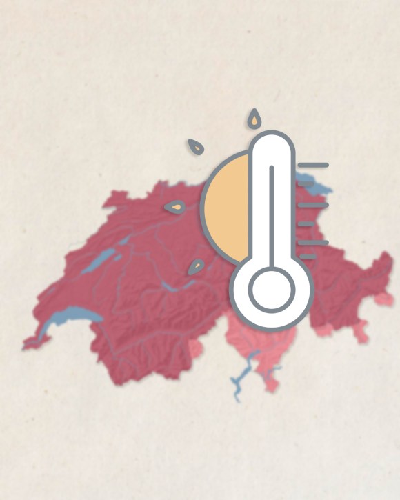 Temperatures in Switzerland