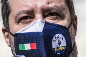 Il segretario della Lega Matteo Salvini
