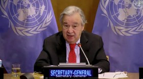 Il segretario generale dell Onu, Antonio Guterres.