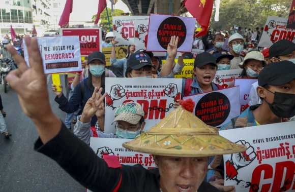 Proteste nel Myanmar