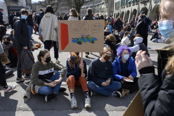 Climate protests in Bern