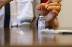 Una dose di vaccino Moderna