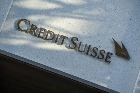 Il logo della banca Credit Suisse