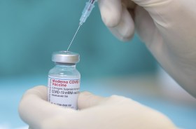 Una dose del vaccino di Moderna