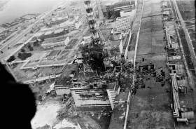 L area della centrale nucleare ripresa tre giorni dopo il disastro