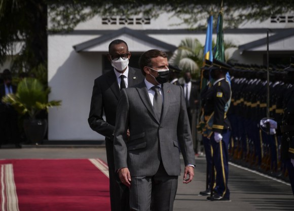 Macron e Kagamé