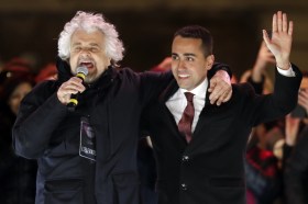 Beppe Grillo e Luigi Di Maio.