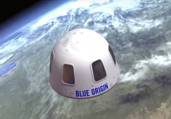 la capsula del progetto Blue Origin
